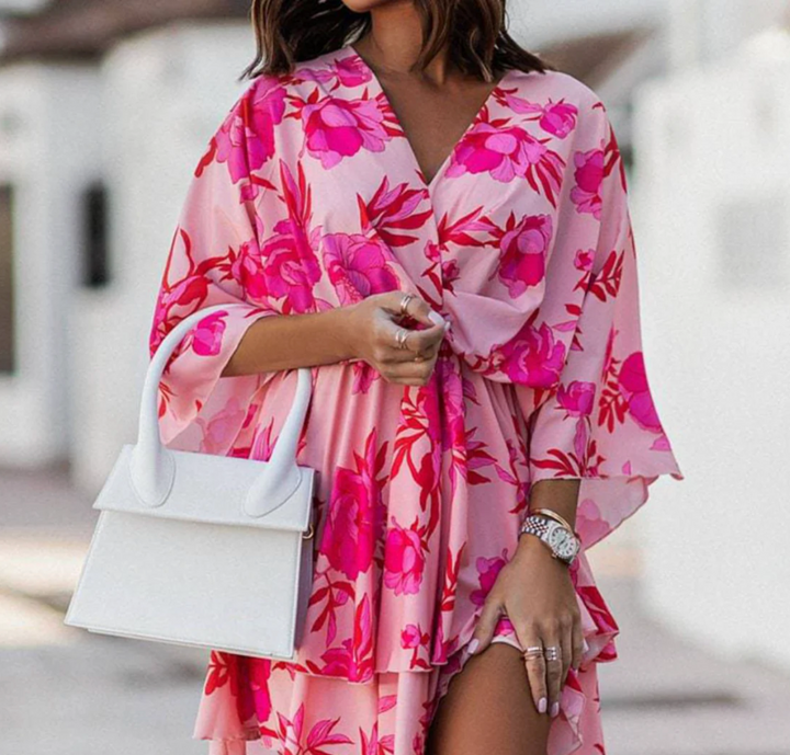 Bella stride| Floral Dress