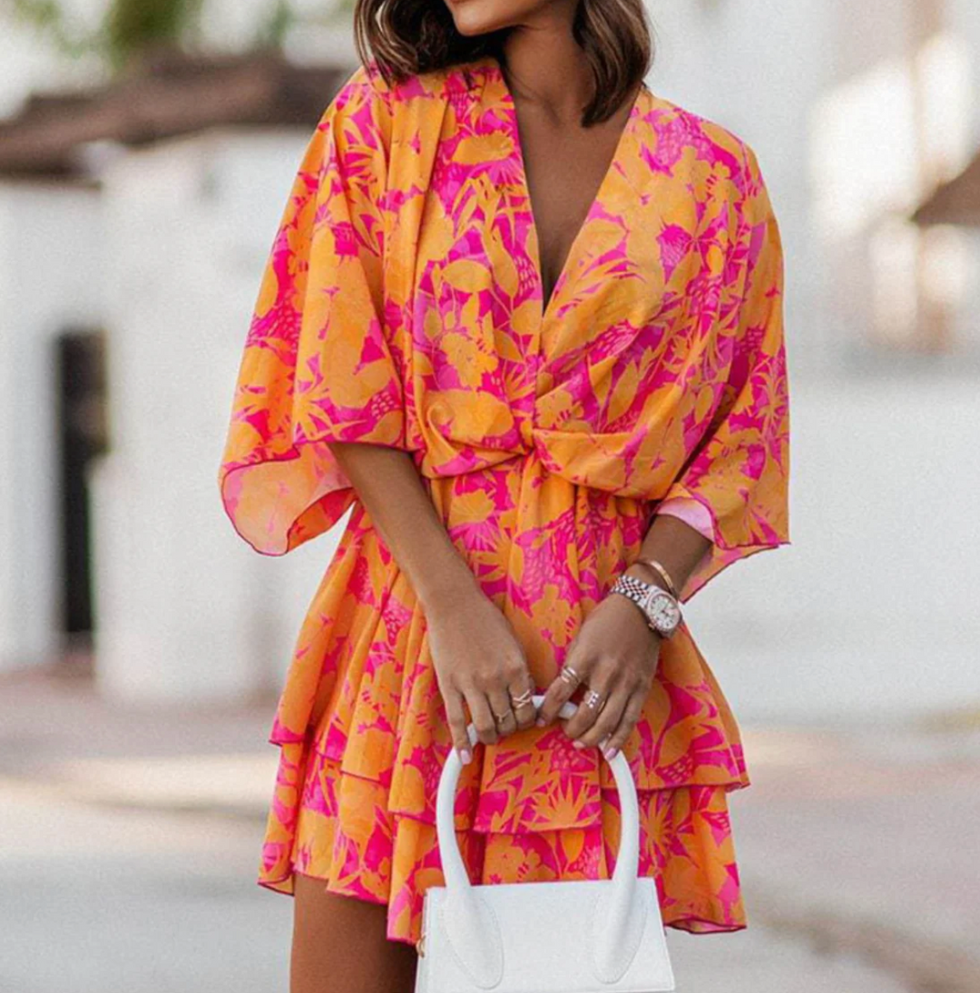 Bella stride| Floral Dress