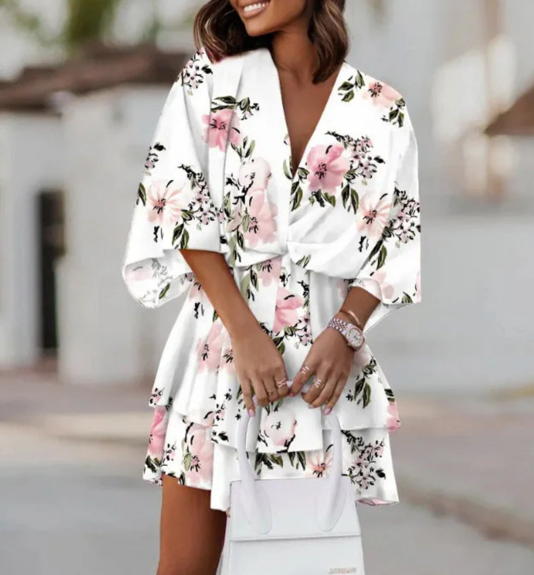 Bella stride| Floral Dress