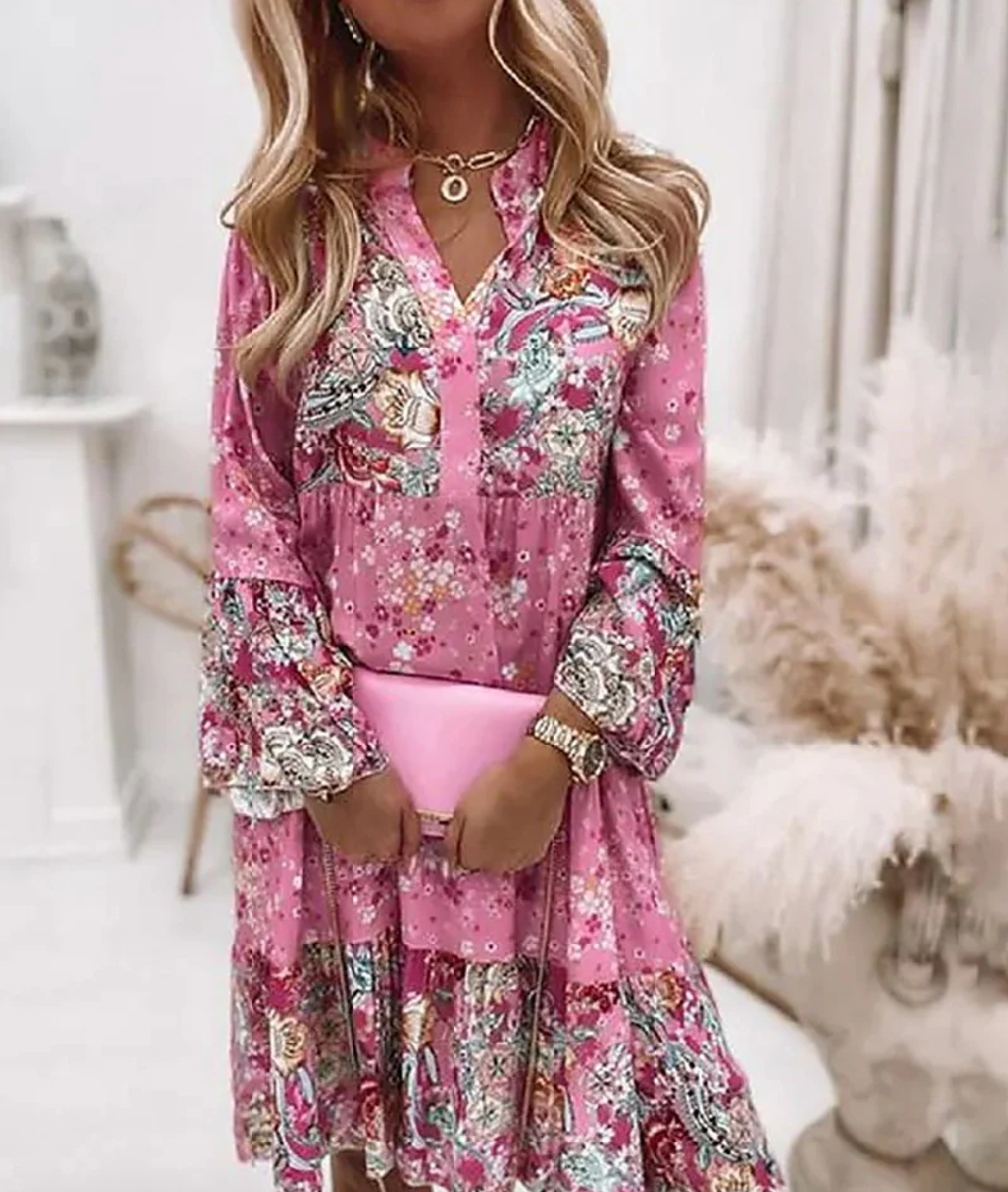 Bella Stride| Women's Casual Dress Floral Dress