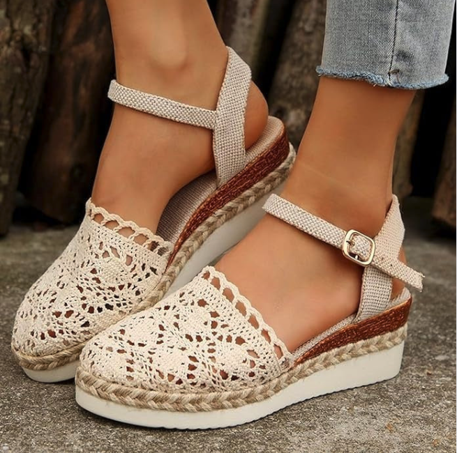 Bella Stride|  Adalyn™ - Chic Boho Wedges