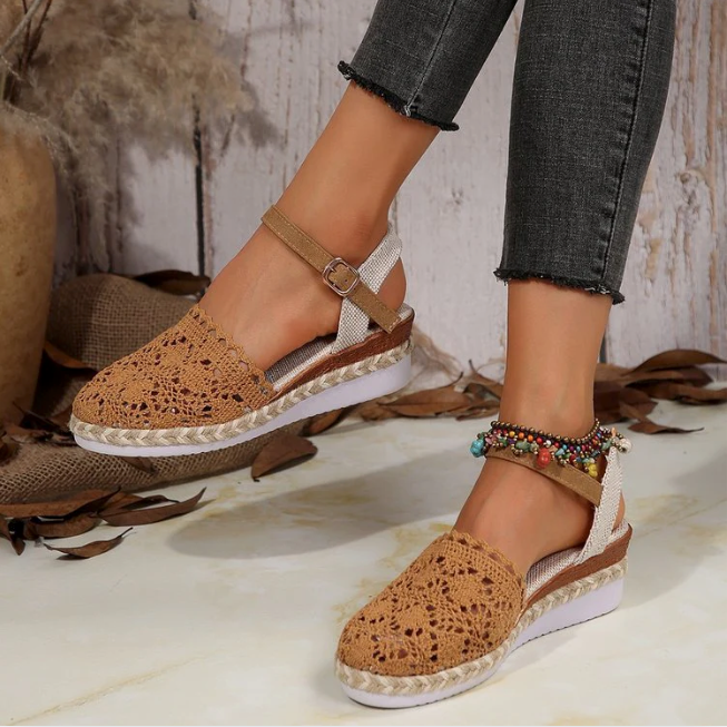 Bella Stride|  Adalyn™ - Chic Boho Wedges
