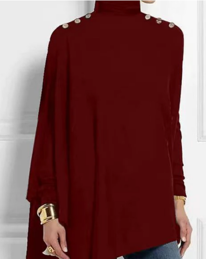 Bella Stride| Ariana- Chic Asymmetrical Blouse for Women