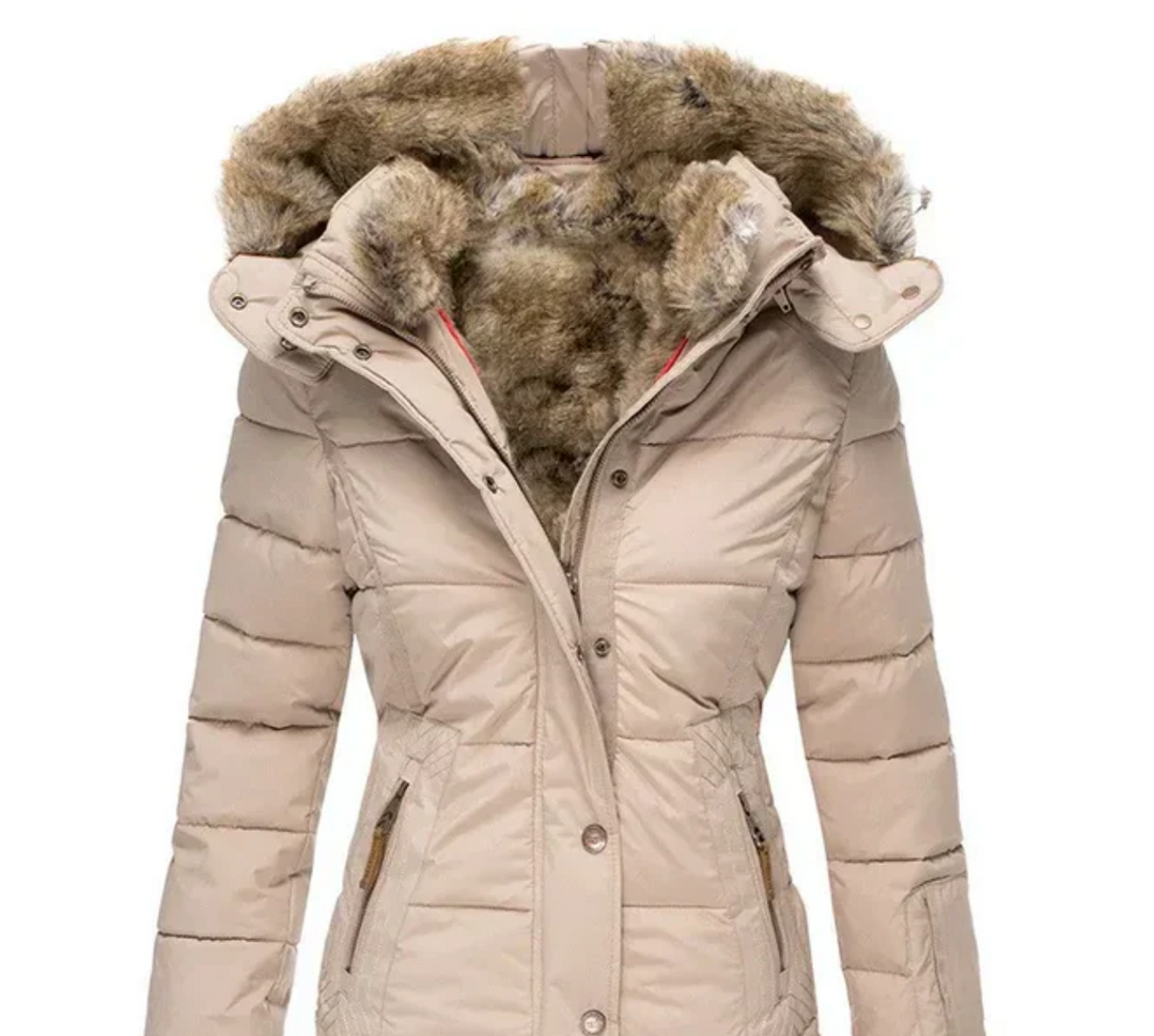 Bella Stride| Bella™ - Cozy Winter Coat with Fur Interior