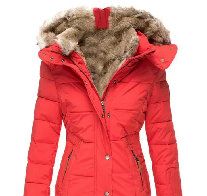 Bella Stride| Bella™ - Cozy Winter Coat with Fur Interior
