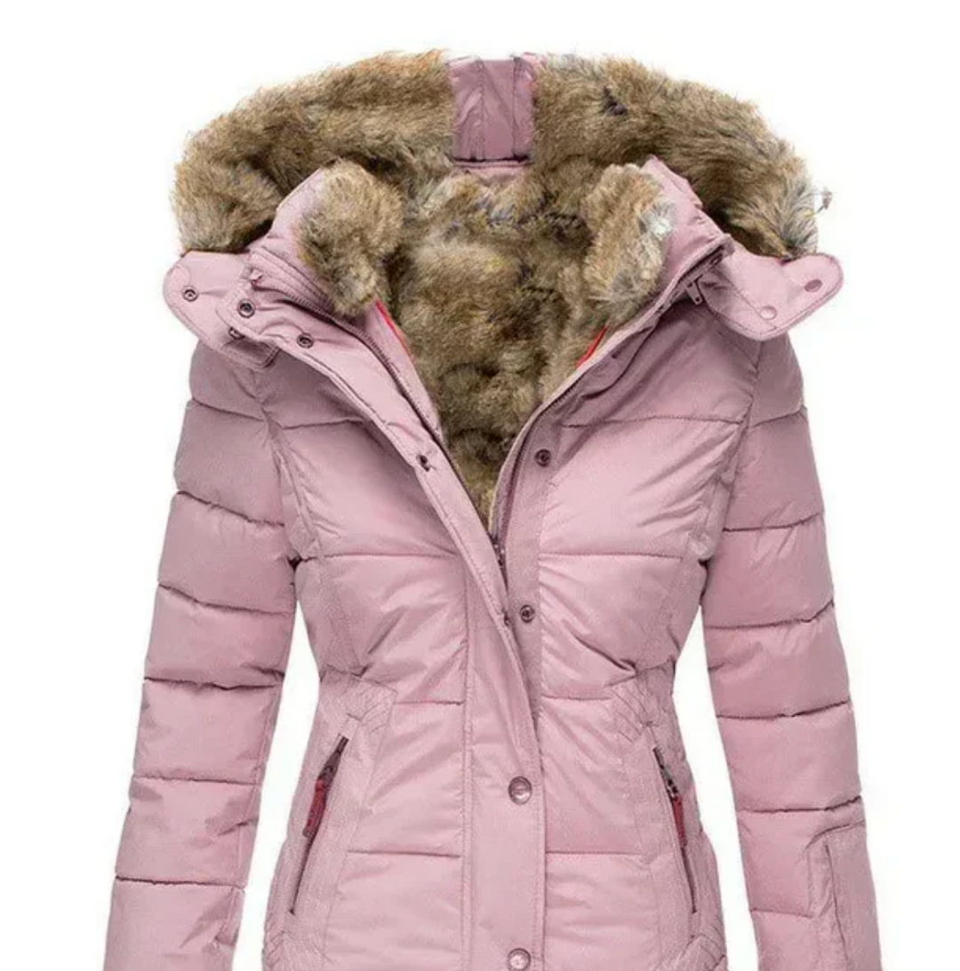 Bella Stride| Bella™ - Cozy Winter Coat with Fur Interior