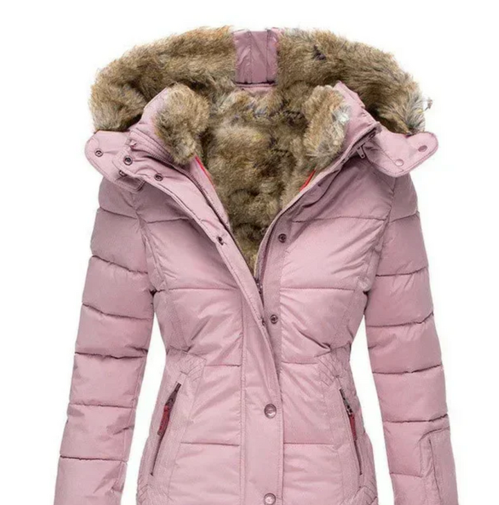 Bella Stride| Bella™ - Cozy Winter Coat with Fur Interior
