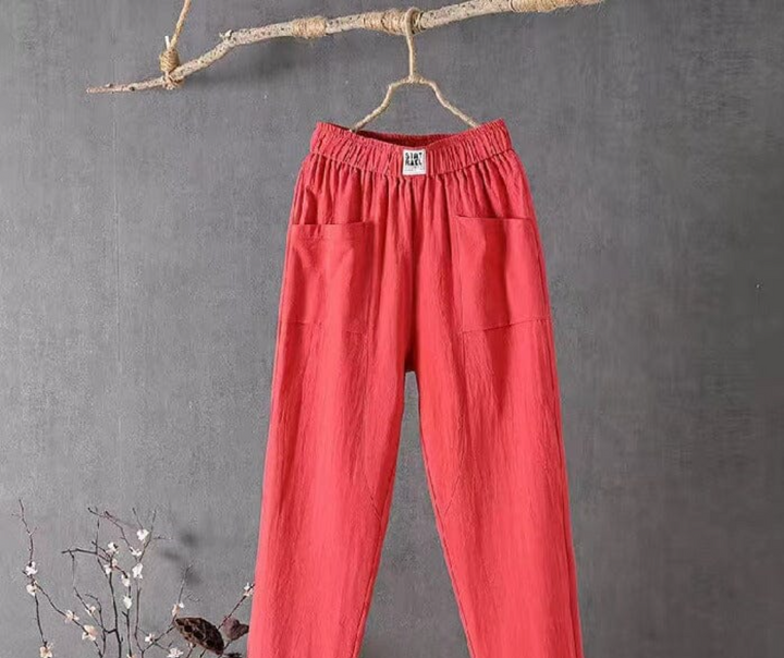 Bella Stride| Olivia - Linen Blend Trousers