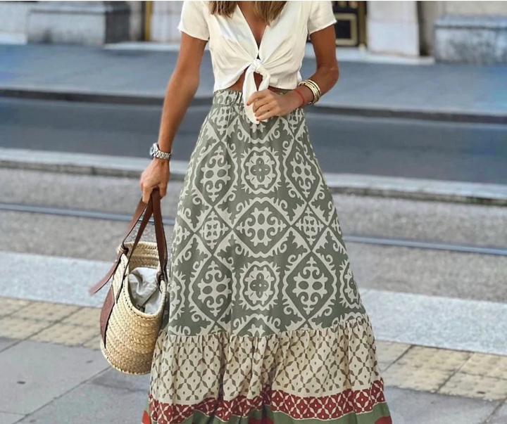Bella Stride| Cassey - Bohemian Style Skirt