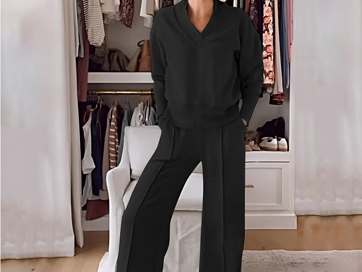 Bella Stride| Allia™ - Wide-Leg Lounge Set