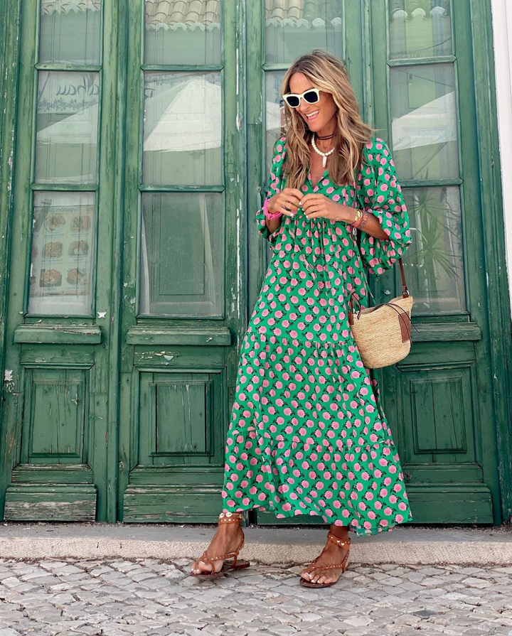 Bella Stride| BOHEMIAN LONG DRESS