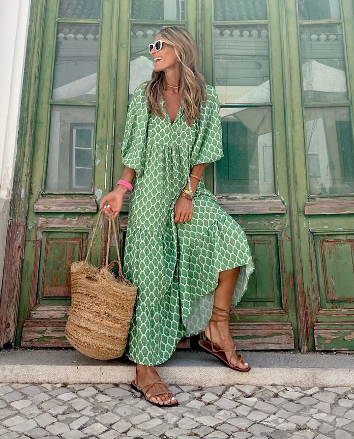 Bella Stride| BOHEMIAN LONG DRESS