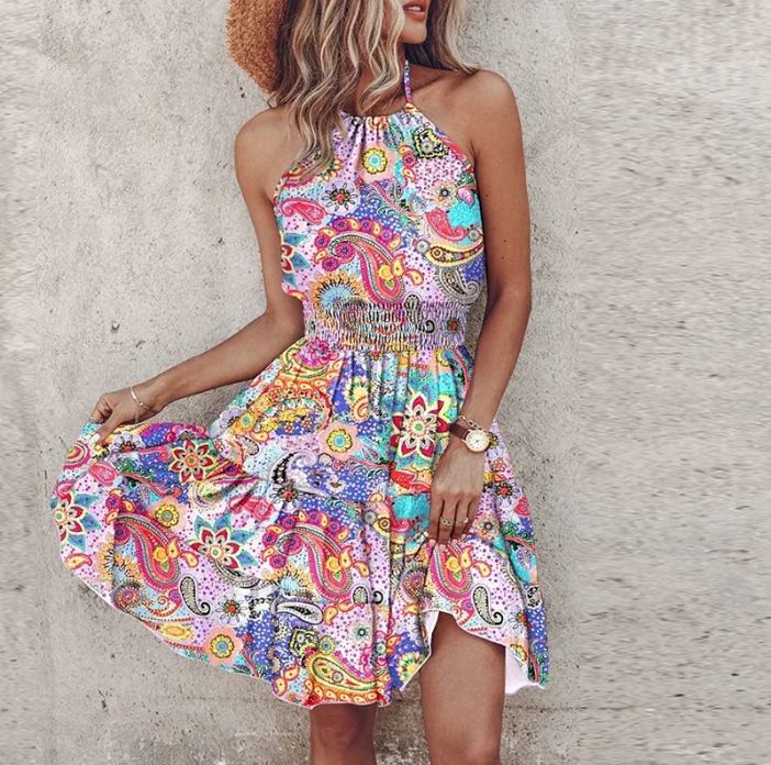 Bella Stride| Angela™ - Chic Halter Dress