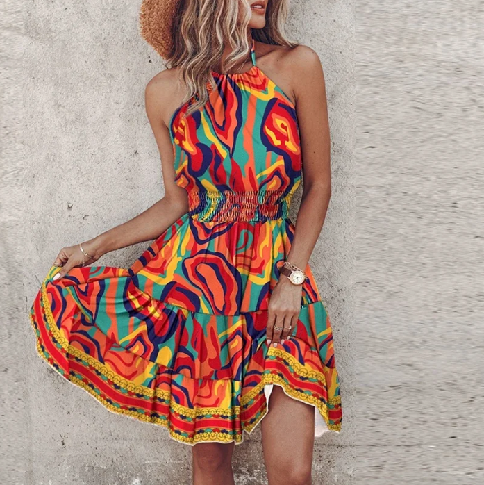 Bella Stride| Angela™ - Chic Halter Dress